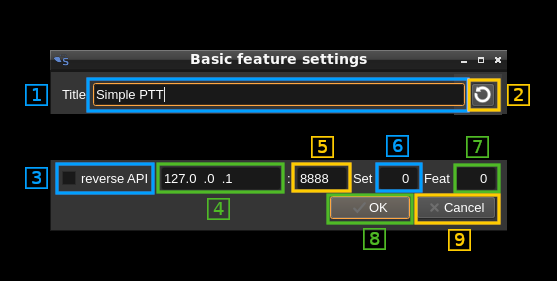 Basic channel settings