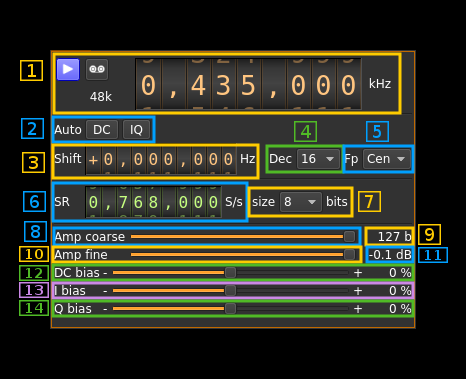 Test source input plugin GUI