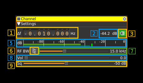 AM Demodulator plugin GUI