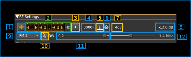 ATV Demodulator plugin GUI RF