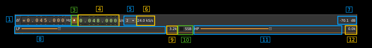 Channel Analyzer NG plugin controls