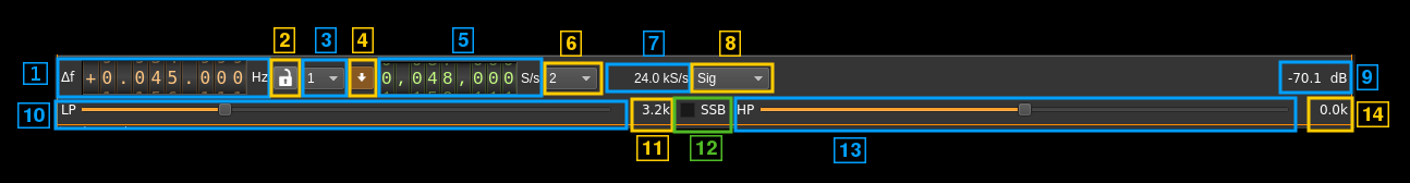 Channel Analyzer NG plugin controls