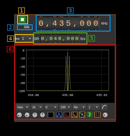 Test sink plugin GUI