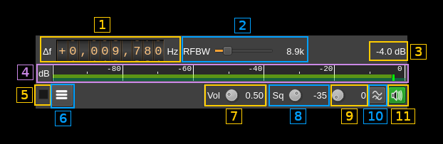 M17 Demodulator plugin GUI