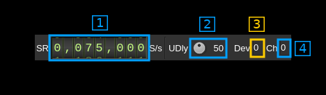 SDR Daemon sink output sample rate GUI