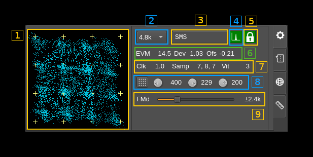 M17 Demodulator digital settings GUI