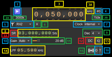 USRP input plugin GUI