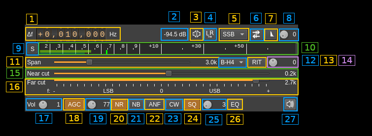 WDSP Rx plugin settings