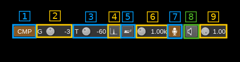 Modulator input source control GUI
