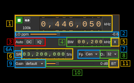 BladeRF2 input plugin GUI