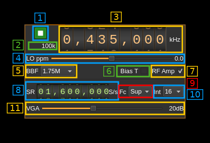 HackRF output plugin GUI