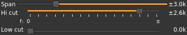 SSB Demodulator band controls DSB