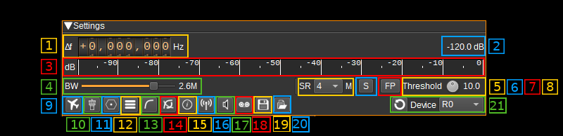 ADS-B Demodulator plugin settings