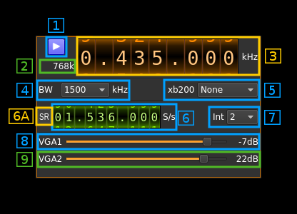 BladeRF1 output plugin GUI