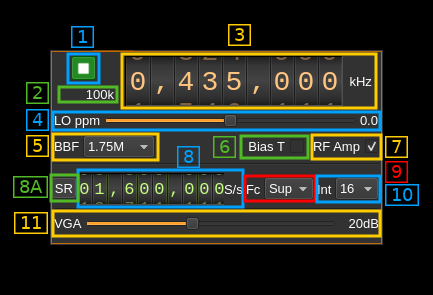 HackRF output plugin GUI