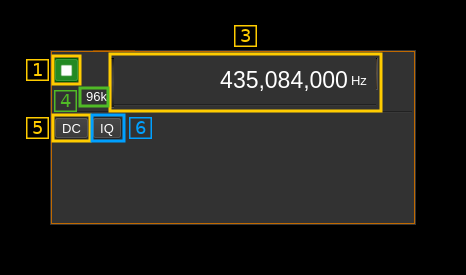 SDR Local input plugin GUI