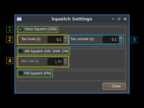 WDSP SQ dialog