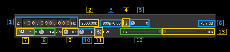 ATV Demodulator plugin GUI RF