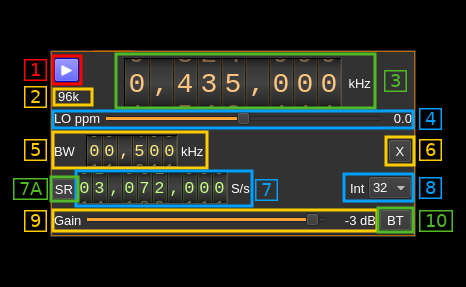 BladeRF2 output plugin GUI