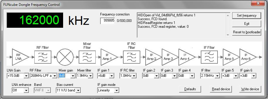 FCD Pro parameters