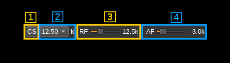 NFM Demodulator plugin GUI A