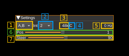 Beam steering CW plugin GUI