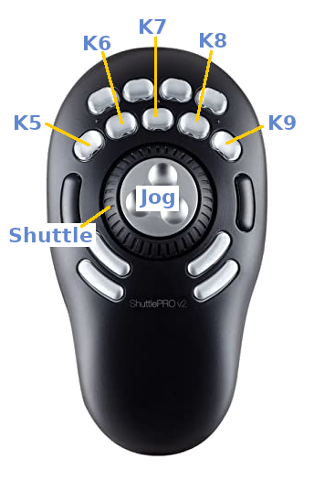 ShuttlePRO layout