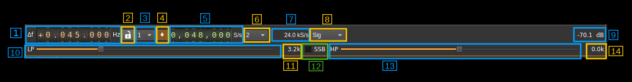 Channel Analyzer NG plugin controls