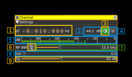 AM Demodulator plugin GUI