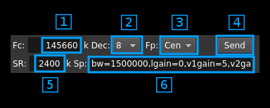 SDR Daemon status4 GUI