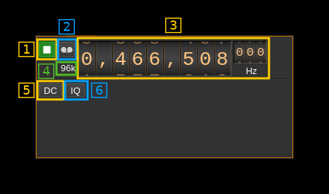 SDR Local input plugin GUI