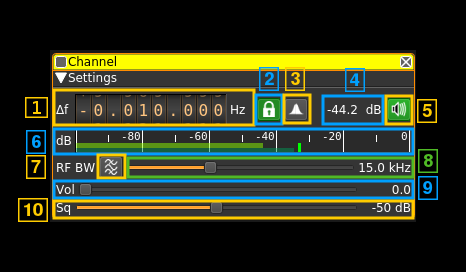 AM Demodulator plugin GUI