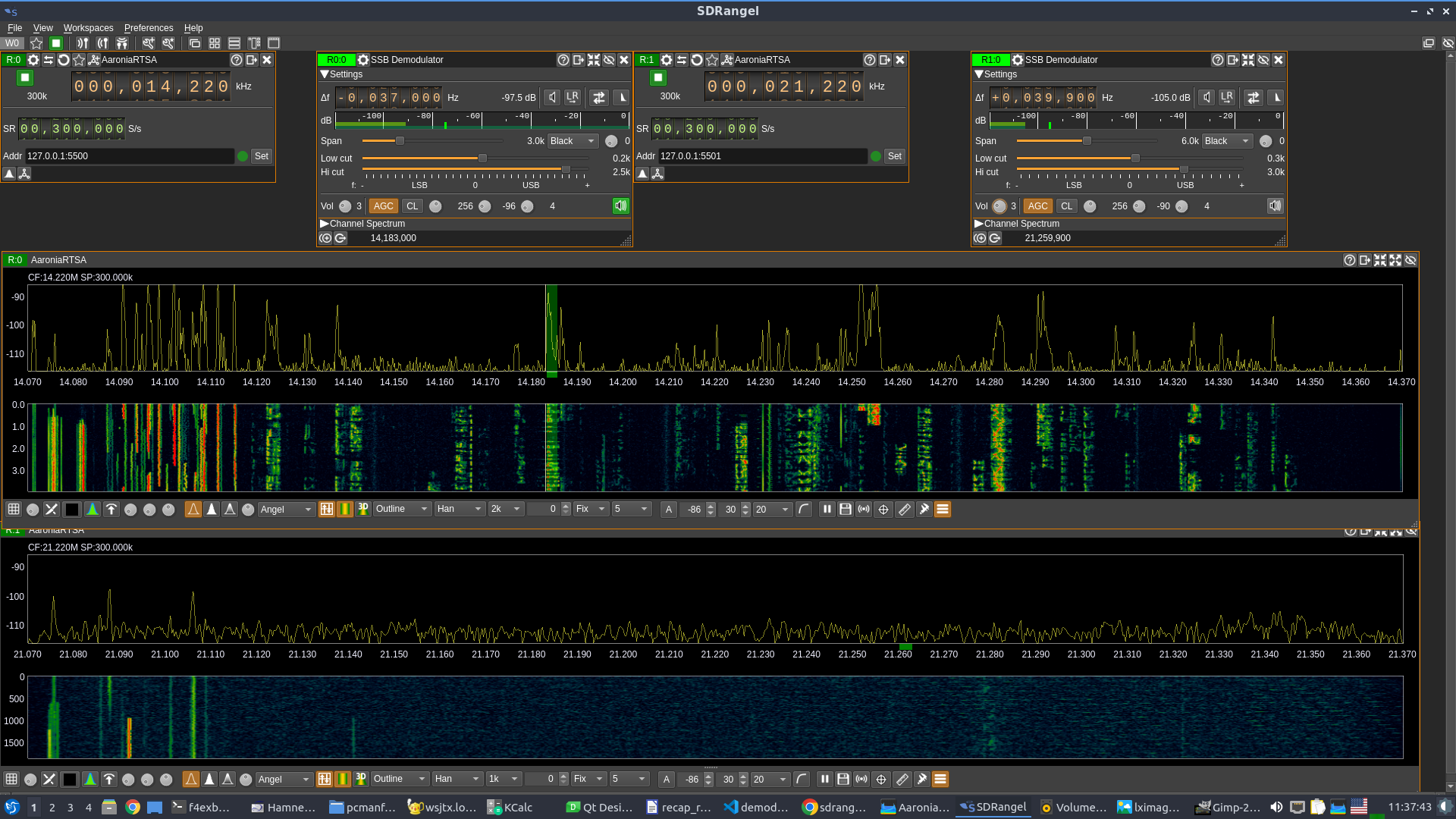 Aaronia RTSA dual server