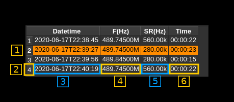 SigMF File input plugin B GUI