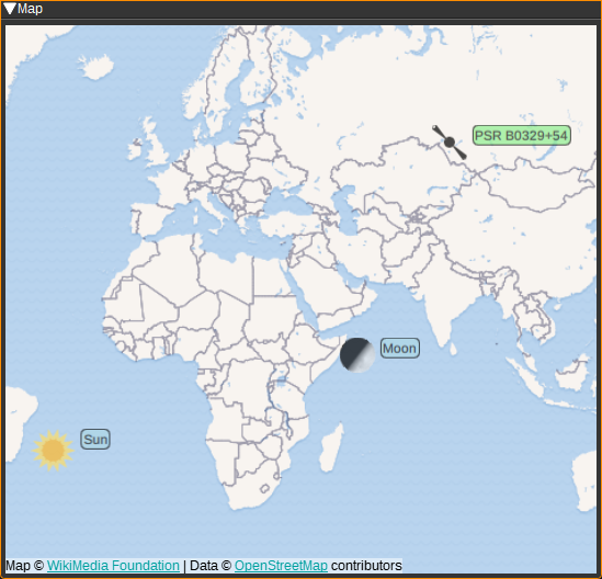 StarTracker map