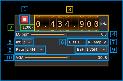 HackRF output plugin GUI