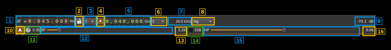 Channel Analyzer NG plugin controls