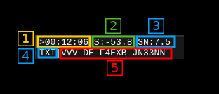 ChirpChat Demodulator message string window