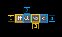 Spectrum calibration buttons