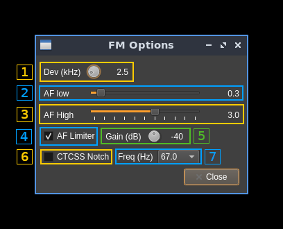 WDSP Rx FM settings